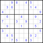 Судоку 9х9 #57 очень трудный Судоку 9х9 #57 очень трудный