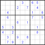 Судоку 9х9 #70 очень трудный Судоку 9х9 #70 очень трудный