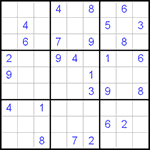 Судоку 9х9 #71 очень трудный Судоку 9х9 #71 очень трудный