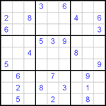 Судоку 9х9 #72 очень трудный Судоку 9х9 #72 очень трудный