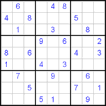 Судоку 9х9 #73 очень трудный Судоку 9х9 #73 очень трудный