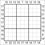 Судоку-рама 9х9 #17