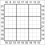 Судоку-рама 9х9 #21