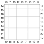 Судоку-рама 9х9 #22