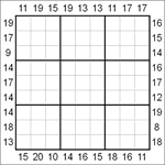 Судоку-рама 9х9 #25