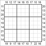 Судоку-рама 9х9 #35