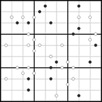 Судоку-точки 9х9 #1