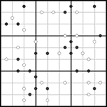 Судоку-точки 9х9 #6