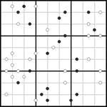 Судоку-точки 9х9 #9