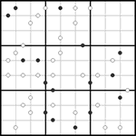 Судоку-точки 9х9 #16