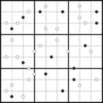 Судоку-точки 9х9 #21