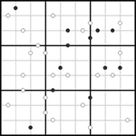 Судоку-точки 9х9 #30