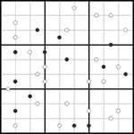 Судоку-точки 9х9 #55
