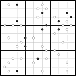 Судоку-точки 9х9 #59