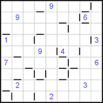 “Соседи” 9х9 #14 очень трудный