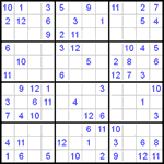 Судоку 12х12 #7 легкий Судоку 12х12 #7 легкий