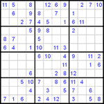 Судоку 12х12 #10 легкий Судоку 12х12 #10 легкий