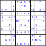 Судоку 12х12 #12 легкий Судоку 12х12 #12 легкий