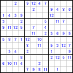 Судоку 12х12 #20 легкий Судоку 12х12 #20 легкий