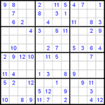 Судоку 12х12 #4 средний Судоку 12х12 #4 средний