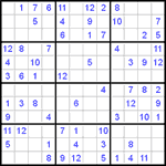 Судоку 12х12 #10 средний Судоку 12х12 #10 средний