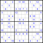Судоку 12х12 #12 средний Судоку 12х12 #12 средний