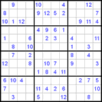 Судоку 12х12 #13 средний Судоку 12х12 #13 средний