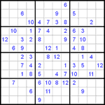 Судоку 12х12 #2 трудный Судоку 12х12 #2 трудный