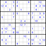 Судоку 12х12 #6 трудный Судоку 12х12 #6 трудный