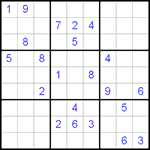 Судоку 9х9 #76 очень трудный Судоку 9х9 #76 очень трудный