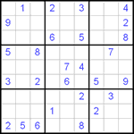 Судоку 9х9 #78 очень трудный Судоку 9х9 #78 очень трудный