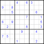 Судоку 9х9 #79 очень трудный Судоку 9х9 #79 очень трудный