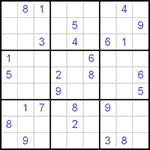 Судоку 9х9 #82 очень трудный Судоку 9х9 #82 очень трудный