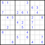 Судоку 9х9 #86 очень трудный Судоку 9х9 #86 очень трудный