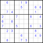 Судоку 9х9 #87 очень трудный Судоку 9х9 #87 очень трудный