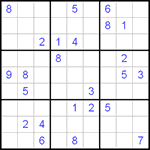 Судоку 9х9 #98 очень трудный Судоку 9х9 #98 очень трудный