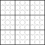 Судоку “Больше-меньше” 9х9 #1