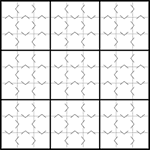 Судоку “Больше-меньше” 9х9 #2