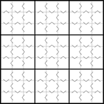 Судоку “Больше-меньше” 9х9 #3