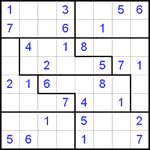 Судоку-пазл 8х8 #1 средний