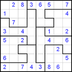 Судоку-пазл 8х8 #2 средний