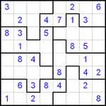 Судоку-пазл 8х8 #4 средний