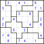 Судоку-пазл 8х8 #6 средний