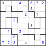 Судоку-пазл 8х8 #2 очень трудный