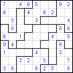 Судоку-пазл 9х9 #1 легкий