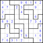 Судоку-пазл 9х9 #2 легкий