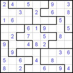Судоку-пазл 9х9 #4 легкий