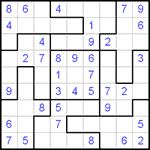 Судоку-пазл 9х9 #8 легкий