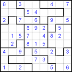 Судоку-пазл 9х9 #11 легкий