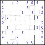Судоку-пазл 9х9 #12 легкий